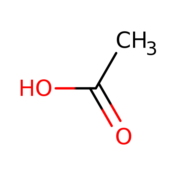 Structural image of Acetic acid