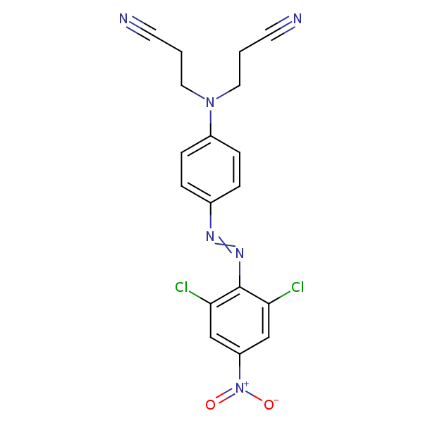 Structural image of 3,3'-((4-((2,6-Dichloro-4-nitrophenyl)az...
