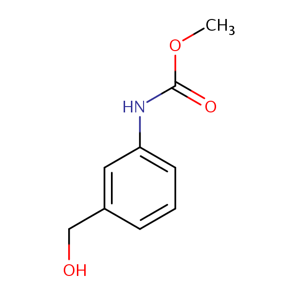 Structural image of Methyl [3-(hydroxymethyl)phenyl]carbamate