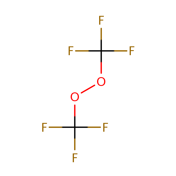 Structural image of Bis(trifluoromethyl) peroxide