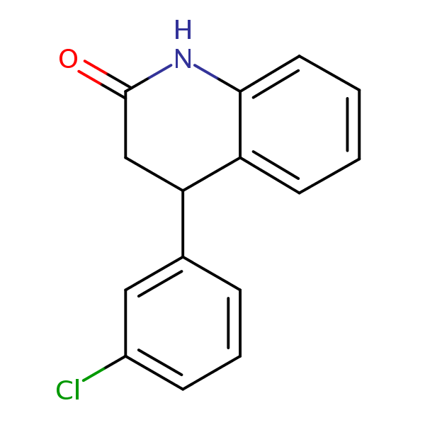 Structural image of 4-(3-Chlorophenyl)-3,4-dihydroquinolin-2(1H)-one