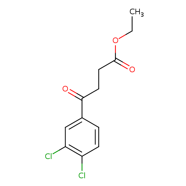 Structural image of Ethyl 4-(3,4-dichlorophenyl)-4-oxobutanoate