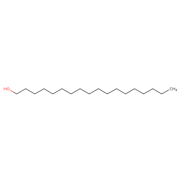 Structural image of 1-Octadecanol