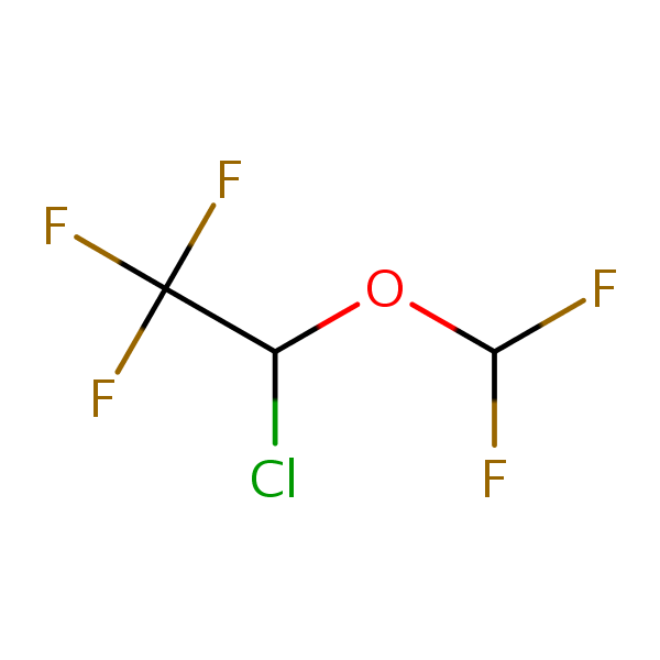 Structural image of Isoflurane
