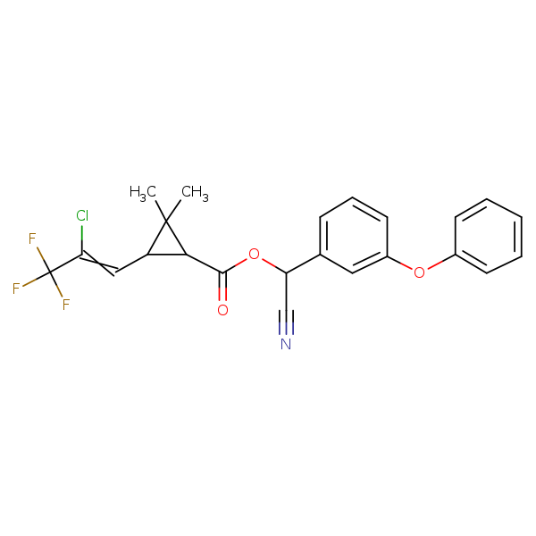 Structural image of alpha-Cyhalothrin