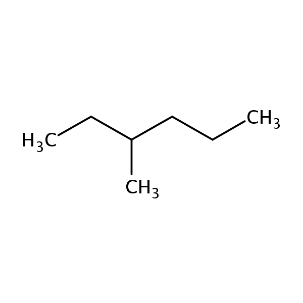 Structural image of 3-Methylhexane