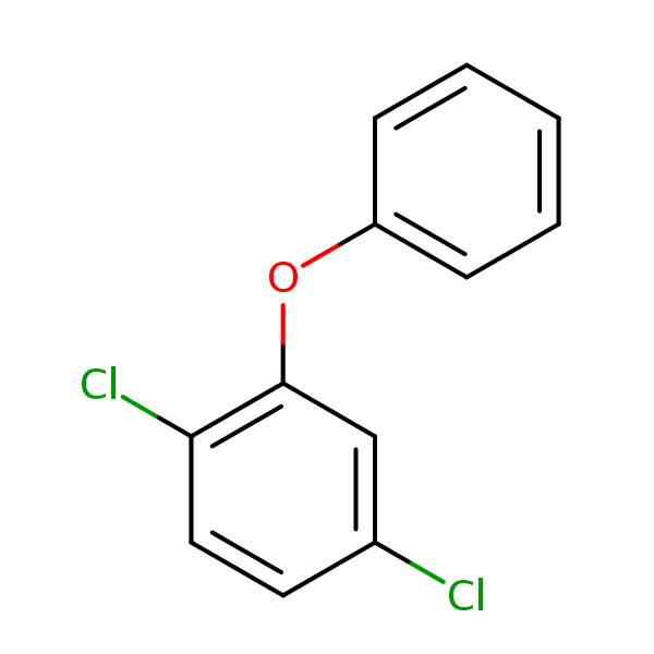 Structural image of 2,5-Dichlorodiphenyl ether