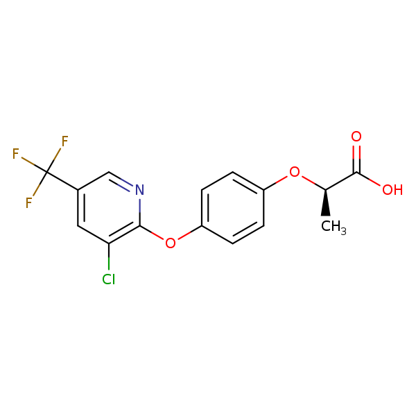 Structural image of Haloxyfop-P