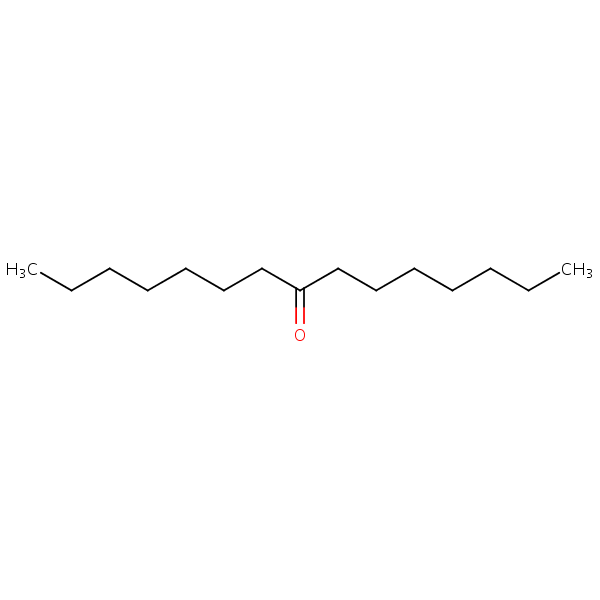 Structural image of 8-Pentadecanone