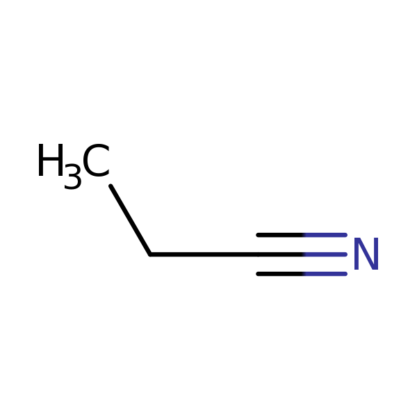 Structural image of Propionitrile