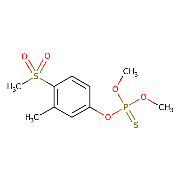 Structural image of Fenthion sulfone