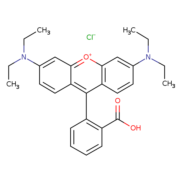 Structural image of Rhodamine B
