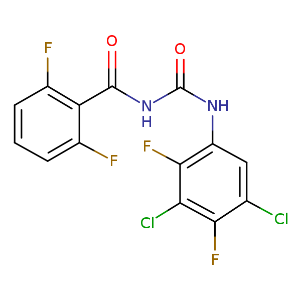 Structural image of Teflubenzuron