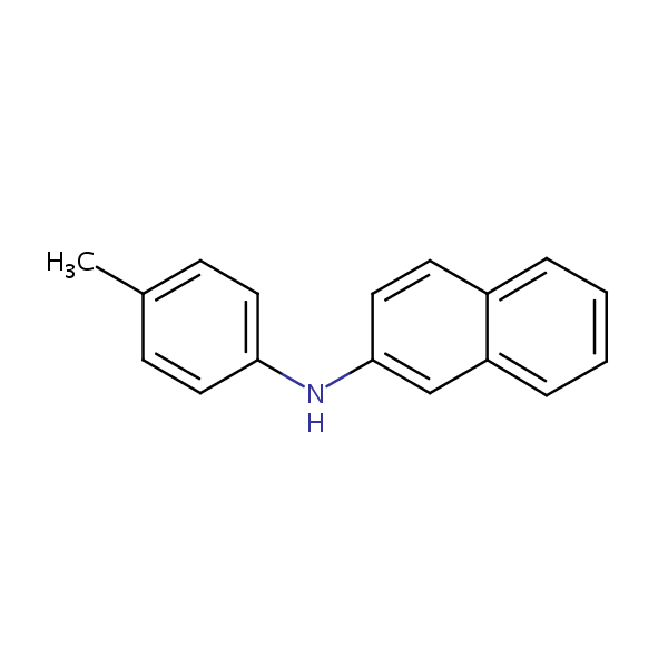 Structural image of N-(p-Tolyl)-2-naphthylamine