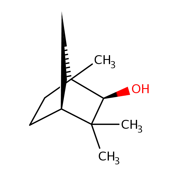 Structural image of (1R)-endo-(+)-Fenchyl alcohol