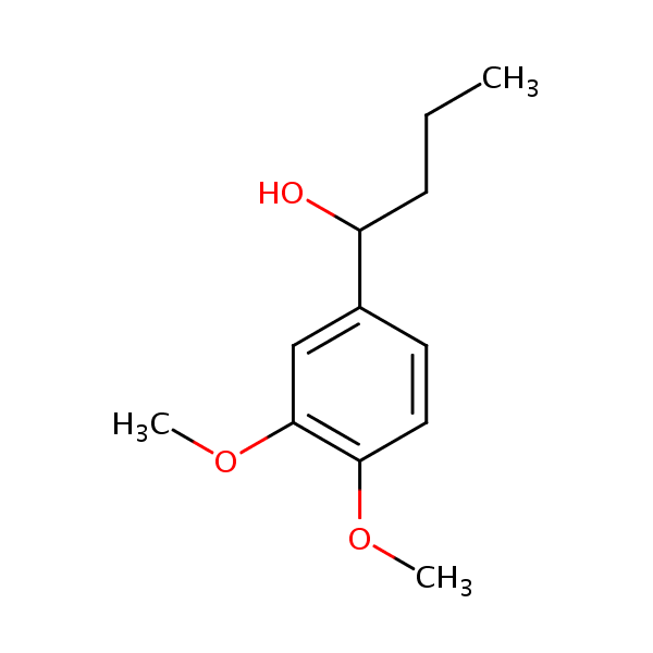 Structural image of 1-(3,4-dimethoxyphenyl)butan-1-ol