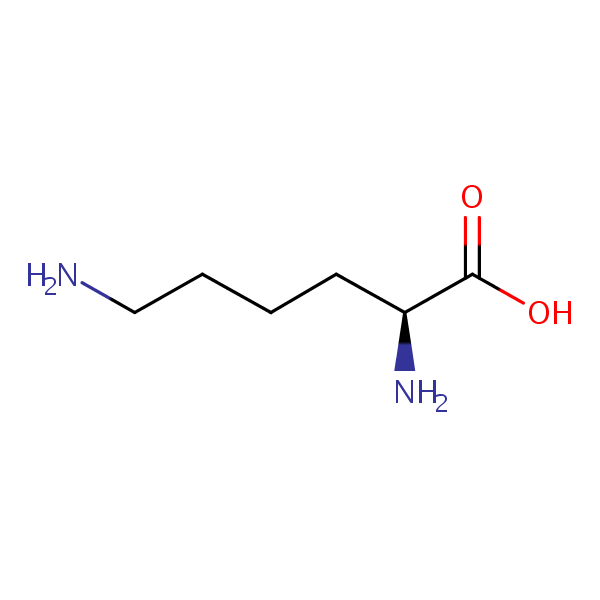 Structural image of L-Lysine