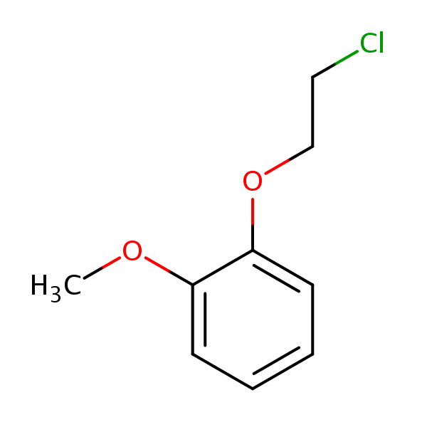 Structural image of 1-(2-chloroethoxy)-2-methoxybenzene