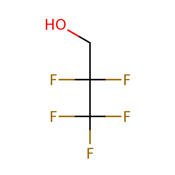 Structural image of 2:1 Fluorotelomer alcohol