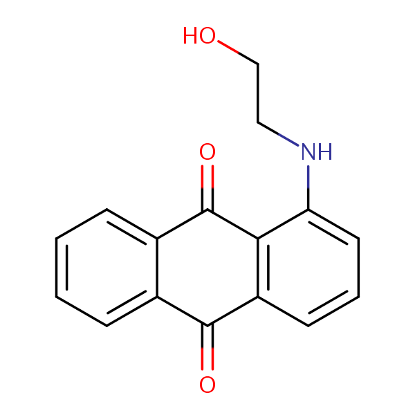 Structural image of 9,10-Anthracenedione, 1-[(2-hydroxyethyl...