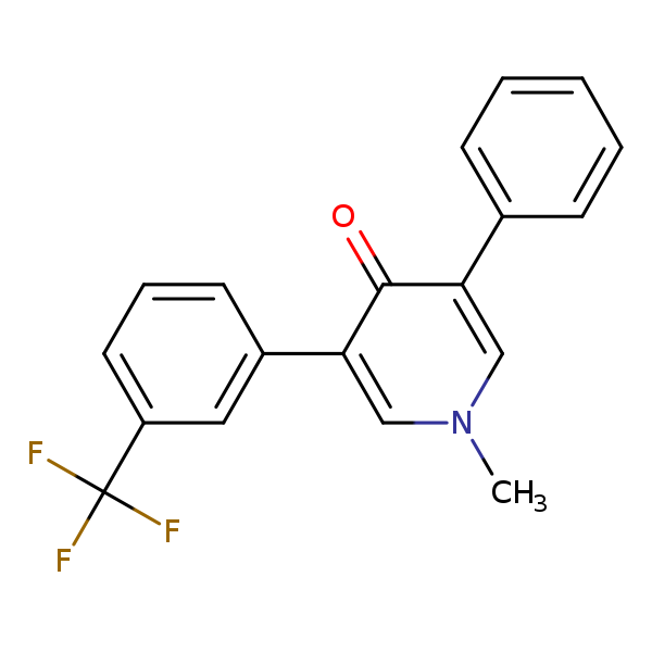 Structural image of 1-Methyl-3-phenyl-5-(3-(trifluoromethyl)...