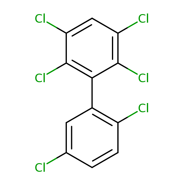 Structural image of 2,2',3,5,5',6-Hexachlorobiphenyl