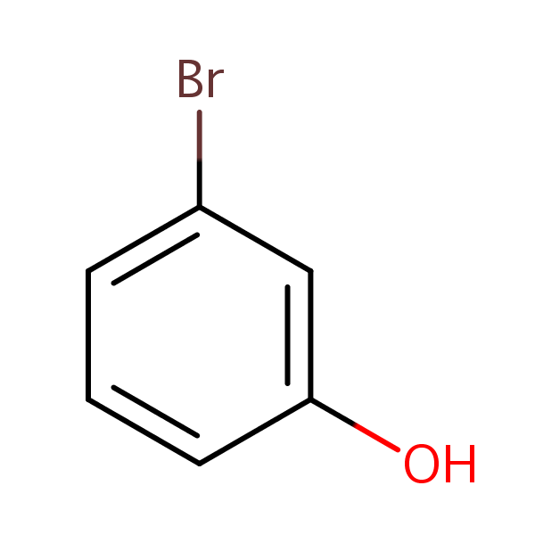 Structural image of Phenol, 3-bromo-