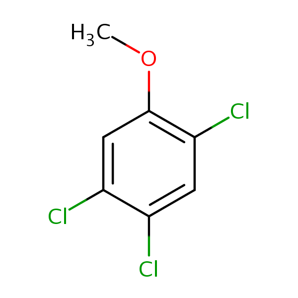 Structural image of Benzene, 1,2,4-trichloro-5-methoxy-