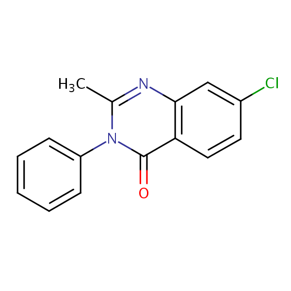 Structural image of 7-Chloro-2-methyl-3-phenylquinazolin-4(3H)-one