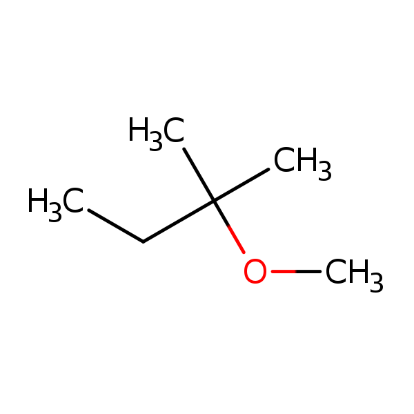 Structural image of tert-Amyl methyl ether