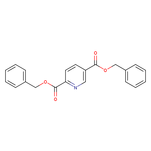 Structural image of Dibenzyl pyridine-2,5-dicarboxylate