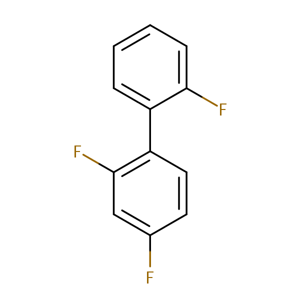 Structural image of 2,2',4-Trifluoro-1,1'-biphenyl