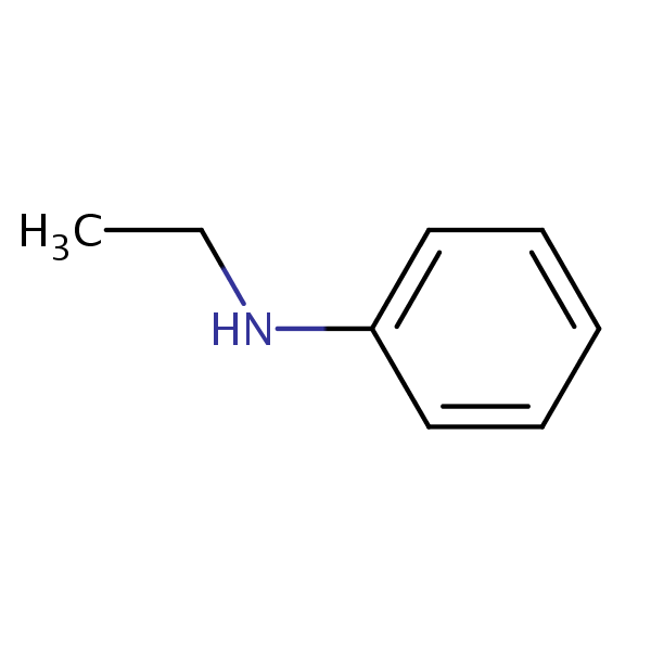 Structural image of N-Ethylaniline