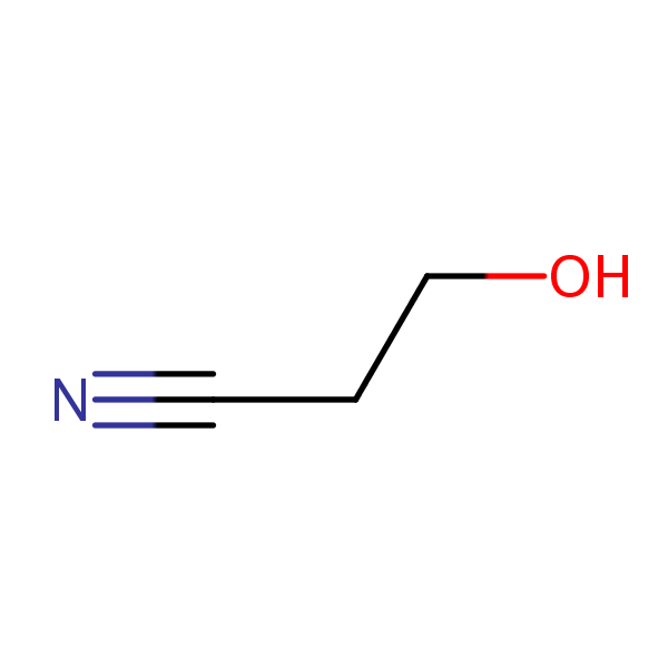 Structural image of 3-Hydroxypropanenitrile