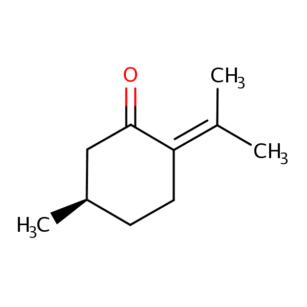 Structural image of R-(+)-Pulegone