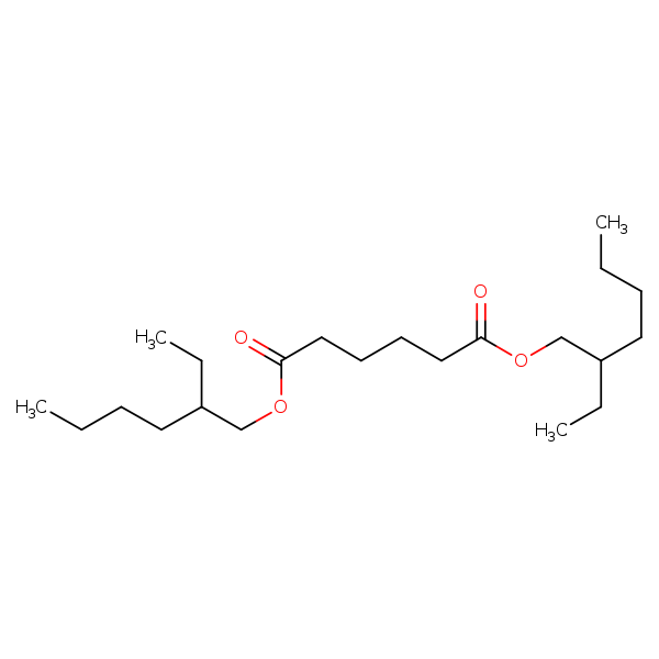 Structural image of Bis(2-ethylhexyl)hexanedioate