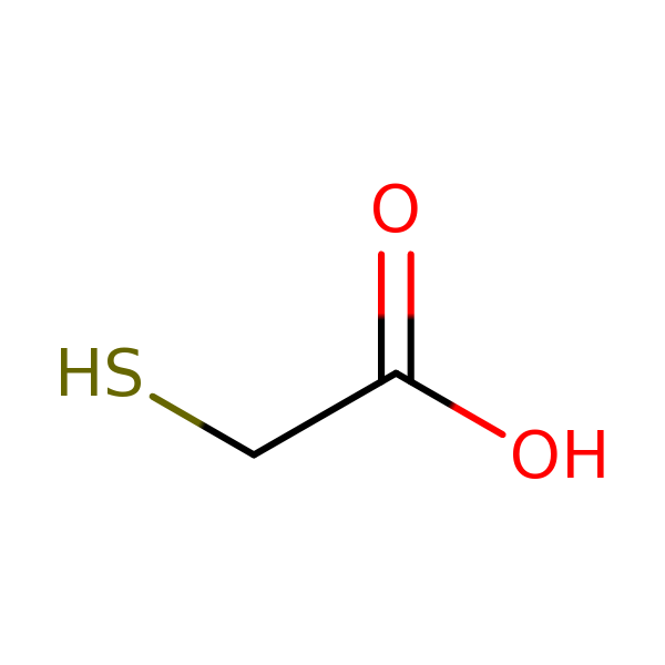 Structural image of Thioglycolic acid