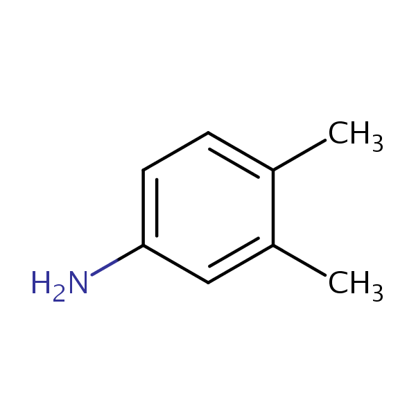 Structural image of 3,4-Dimethylaniline