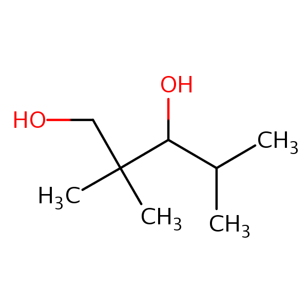 Structural image of 2,2,4-Trimethyl-1,3-pentanediol