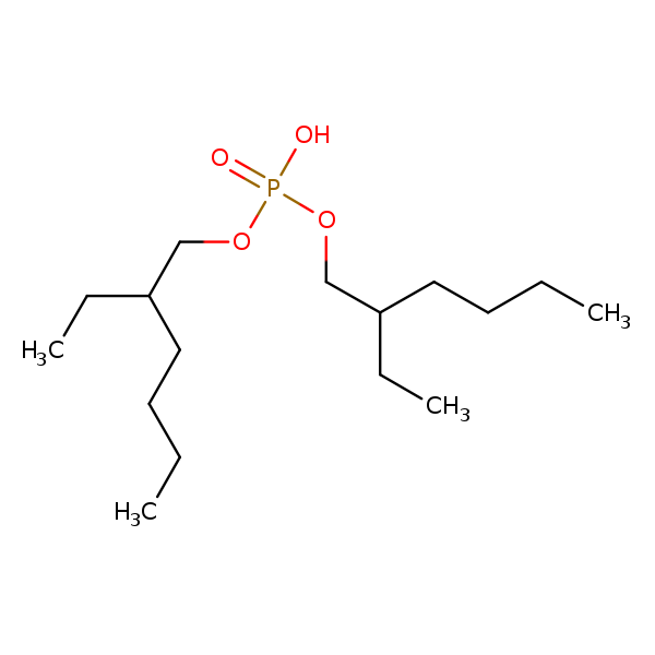 Structural image of Bis(2-ethylhexyl) phosphate