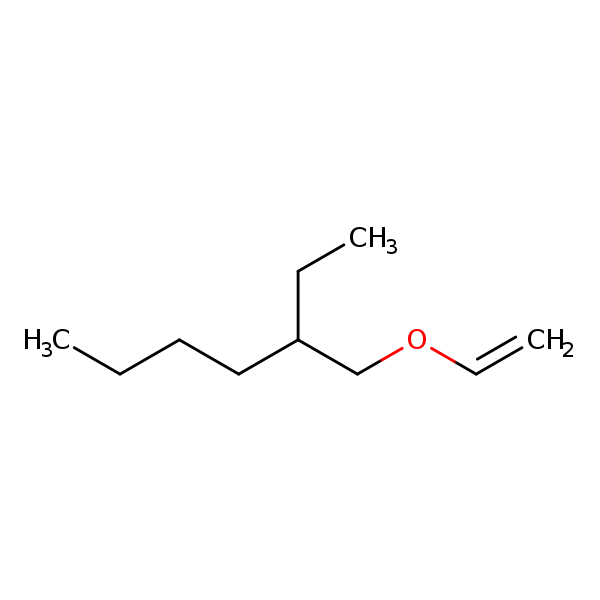 Structural image of 1-Ethenoxy-2-ethylhexane
