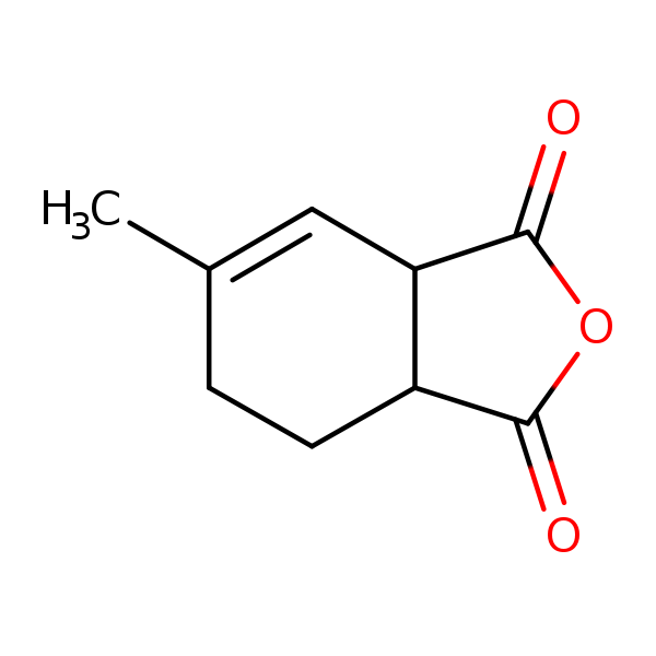 Structural image of 4-Methyl-delta-3-tetrahydrophthalic anhydride