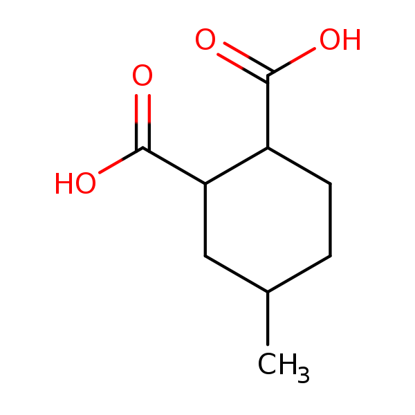 Structural image of 4-Methylcyclohexane-1,2-dicarboxylic aci...