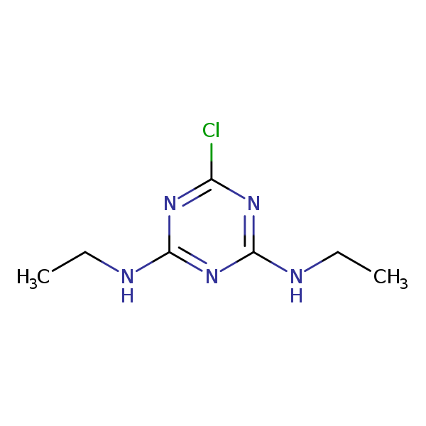 Structural image of Simazine