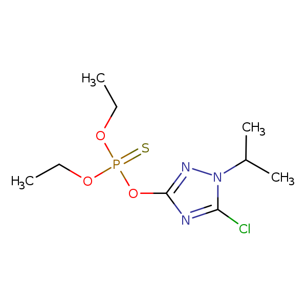 Structural image of Isazofos