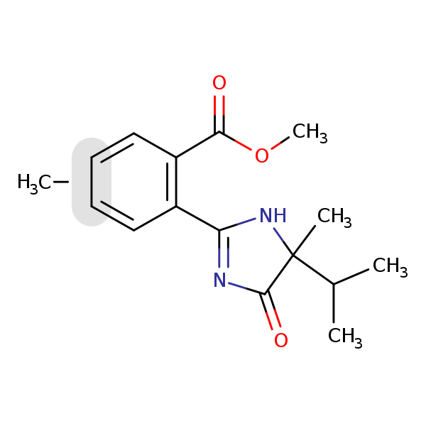 Structural image of Imazamethabenz-methyl