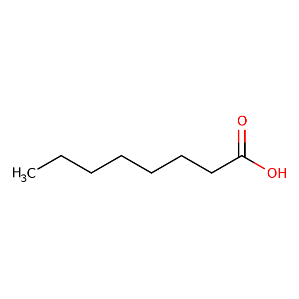 Structural image of Octanoic acid