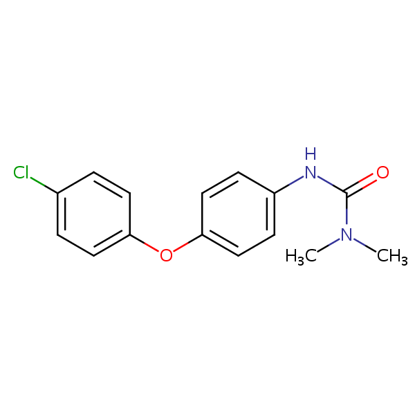 Structural image of Chloroxuron