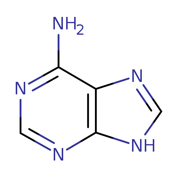Structural image of Adenine