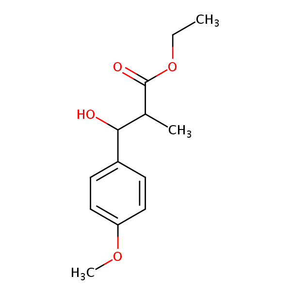 Structural image of Ethyl 3-hydroxy-3-(4-methoxyphenyl)-2-me...